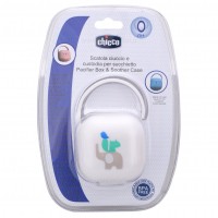 قاب پستانک طرح فیل رنگ سفید چیکو chicco