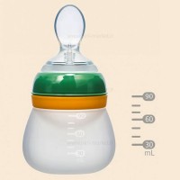 سرلاک خوری سیلیکونی رنگ نارنجی-آبی روکو Rovco