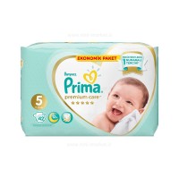 پوشک پریما لهستان Prima سایز 5 (11-16 کیلو) بسته 42 عددی