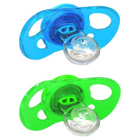 پستانک 2 عددی 0-6 ماه سبز-آبی تویست شیک Twistshake