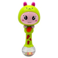 جغجغه چراغدار موزیکال سبز کد 3101 هولی تویز Huile Toys