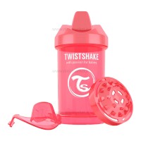 لیوان آبمیوه خوری 300 میل کرولر هلویی تویست شیک Twistshake