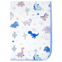 زیرانداز تعویض طرح دایناسور رنگ آبی ایسیز