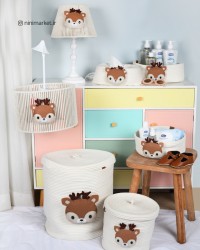 قیمت لوستر طرح سنجاب رنگ کرم ایسیز Isiz