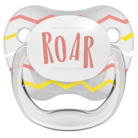 پستانک طرح Roar رنگ طوسی 6-0 ماه دکتر براونز Drbrown (فاقد جعبه)