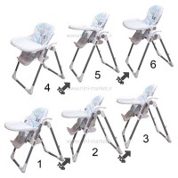 صندلی غذا طرح حیوانات بیبی فورلایف Baby4life