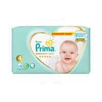 پوشک پریما لهستان Prima سایز 4 (14-9 کیلو) بسته 46 عددی