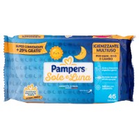 دستمال مرطوب 46 عددی مدل Sole & Luna پمپرز Pampers