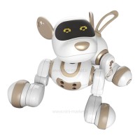 ربات سگ کنترلی دکسترتی کد 18011 رنگ طلایی-سفید Smart