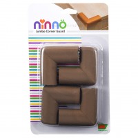 محافظ گوشه جامبو بزرگ طرح جدید رنگ گردویی Nino