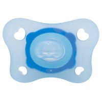 پستانک تمام سیلیکونی 2-0 ماه رنگ آبی چیکو chicco (فاقد جعبه)