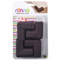 محافظ گوشه جامبو بزرگ طرح جدید رنگ قهوه ای Nino