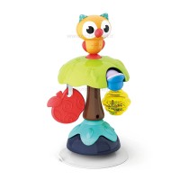 جغجغه صندلی غذا طرح جغد چسبان هولی تویز Hola toys