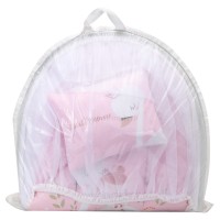 پشه بند کفی دار طرح پرنسس رنگ صورتی carters