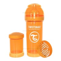 شیرخوری نوزاد طلقی 260 میل نارنجی تویست شیک Twistshake
