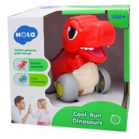 دایناسور قدرتی رنگ قرمز Huile toys