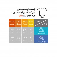 زیردکمه آستین کوتاه فانتزی طرح کوالا دانالو