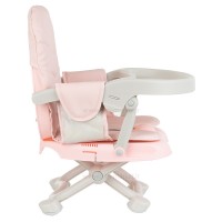 صندلی غذا پرتابل مدل PAPPO رنگ صورتی کیکابو KIKKABOO