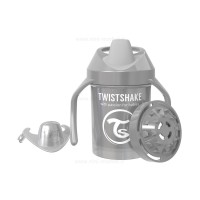 لیوان دسته دار 230 میل طوسی صدفی تویست شیک Twistshake