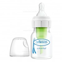 شیشه شیر طلقی باریک 60 میل تکی دکتر براون Dr.Browns