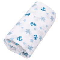 دورپيچ نخي طرح لنگر رنگ آبی Swaddles