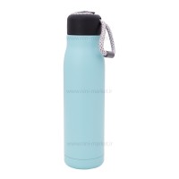 فلاسک استیل 550 میل FASHION SPORT BOTTLE رنگ فیروزه ای کد 24-1207