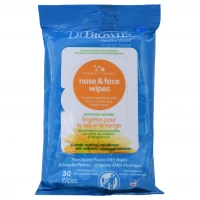 دستمال مرطوب بینی و صورت 30 عددی دکتر براون Dr.brown