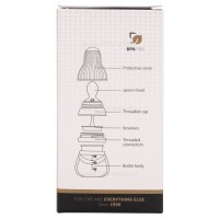 سرلاک خوری سیلیکونی رنگ نارنجی-آبی روکو Rovco