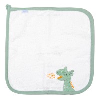 سرویس حوله 5 تیکه طرح اسب دایناسور رنگ سفید سبز Papo