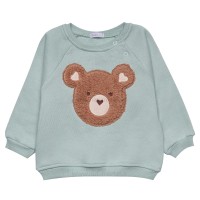 بلوز شلوار اسپرت طرح خرس رنگ سبز پاپو Papo