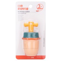 پستانک میوه خوری سیلیکونی پیچی رنگ نارنجی رووکو Rovco