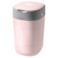 سطل مخصوص پوشک رنگ صورتی تامی تیپ  Tommee Tippee