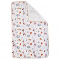 زیرانداز تعویض طرح زرافه رنگ کرمی ایسیز