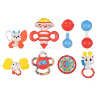 پک جغجغه طرح تاج رنگ آبی خارجی