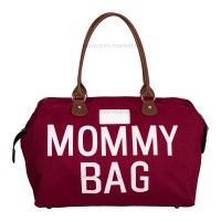 ساک لوازم مادر Mommy bag رنگ زرشکی برند Trager