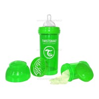 شیشه شیر آنتی کولیک تویست شیک 260 میل سبز Twistshake
