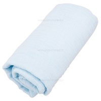 دورپيچ نخي رنگ آبی ساده Swaddles