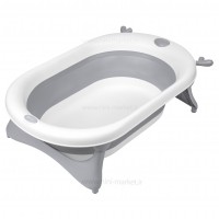 وان حمام آکاردئونی مدل گوزن رنگ طوسی کیکابو kikkaboo