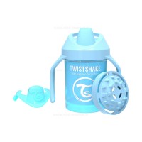 لیوان دسته دار 230 میل آبی تویست شیک Twistshake