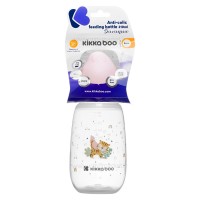 شیشه شیر آنتیکولیک 310 میل طرح ببر رنگ صورتی کیکابو Kikkaboo