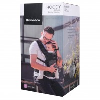 آغوشی مدل Hoody رنگ طوسی کیکابو Kikkaboo