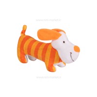 جغجغه سوسیسی طرح سگ رنگ نارنجی شیما Shima