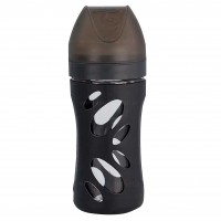 قیمت شیشه شیر 260 میل پیرکس کاور دار رنگ مشکی Twistshake