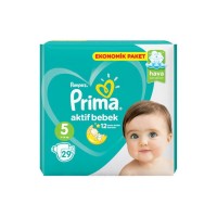 پوشک پریما Prima سایز 5 (16-11 کیلو) بسته 29 عددی