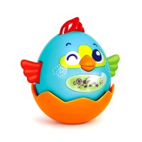 پرنده تعادلی موزیکال رنگ سبز کد 3123 هولی تویز Huile toys