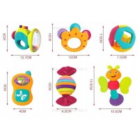 ست جغجغه 6 عددی هولی تویز Huile toys