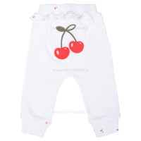 شلوار با تکه دوزی طرح گیلاس برند دانالو