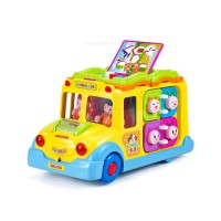 اتوبوس مدرسه موزیکال کد796 هولی تویز Huile Toys