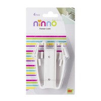 قفل کشو رنگ سفید نینو Ninno
