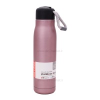 فلاسک استیل 550 میل FASHION SPORT BOTTLE رنگ صورتی کد 25-1207